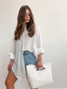 Jillian Tote Bag In Ivory