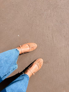 Rosario Mesh Flat in Camel