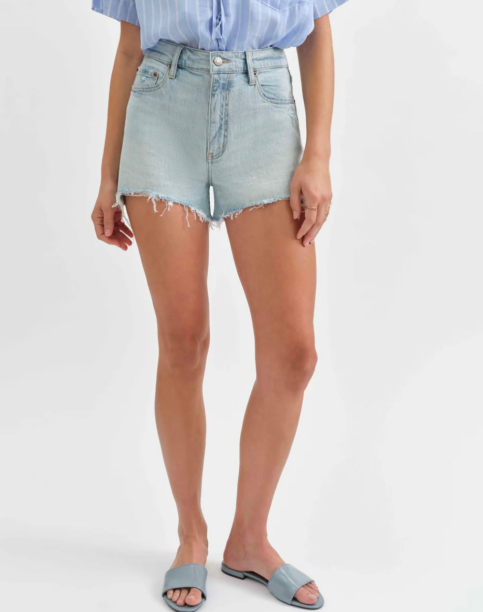 DAZE denim Trouble Maker shorts in Gifted Vintage